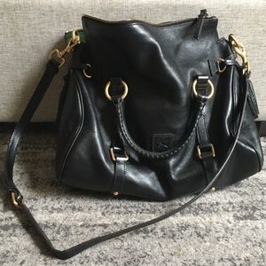 Leather Dooney and Bourke slouchy tote/hobo